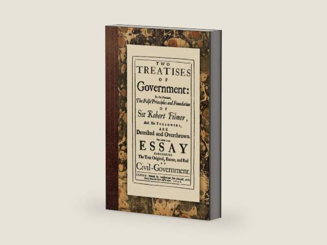 Two Treatises of Government by John Locke | barcode:9781616190347 | source:'9781616190347-right-three-quarter.jpg