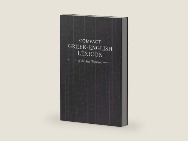 Compact Greek-English Lexicon of the New Testament by Mark A. House | barcode:9781619707177 | source:'9781619707177-right-three-quarter.jpg