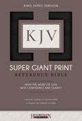 KJV Super Giant Print Reference Bible (Imitation Leather, Black, Red Letter) by Hendrickson Publishers | barcode:9781619709690 | source:'9781619709690.jpg