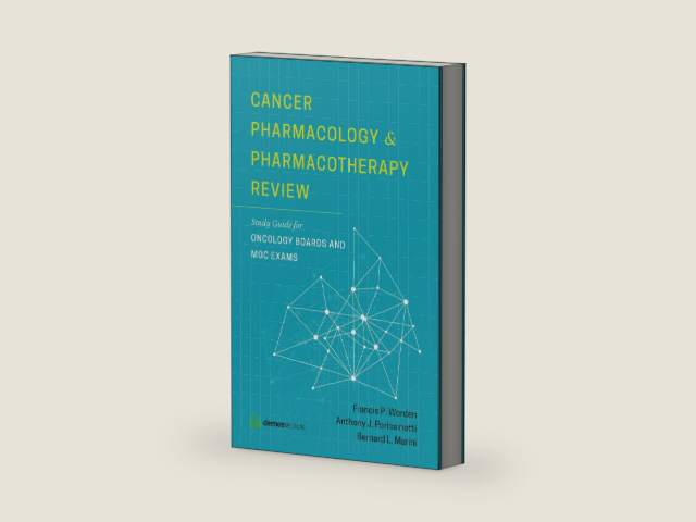 Cancer Pharmacology and Pharmacotherapy Review: Study Guide for Oncology Boards and MOC Exams by Anthony J. Perissinotti PharmD BCOP | barcode:9781620700761 | source:'9781620700761-right-three-quarter.jpg
