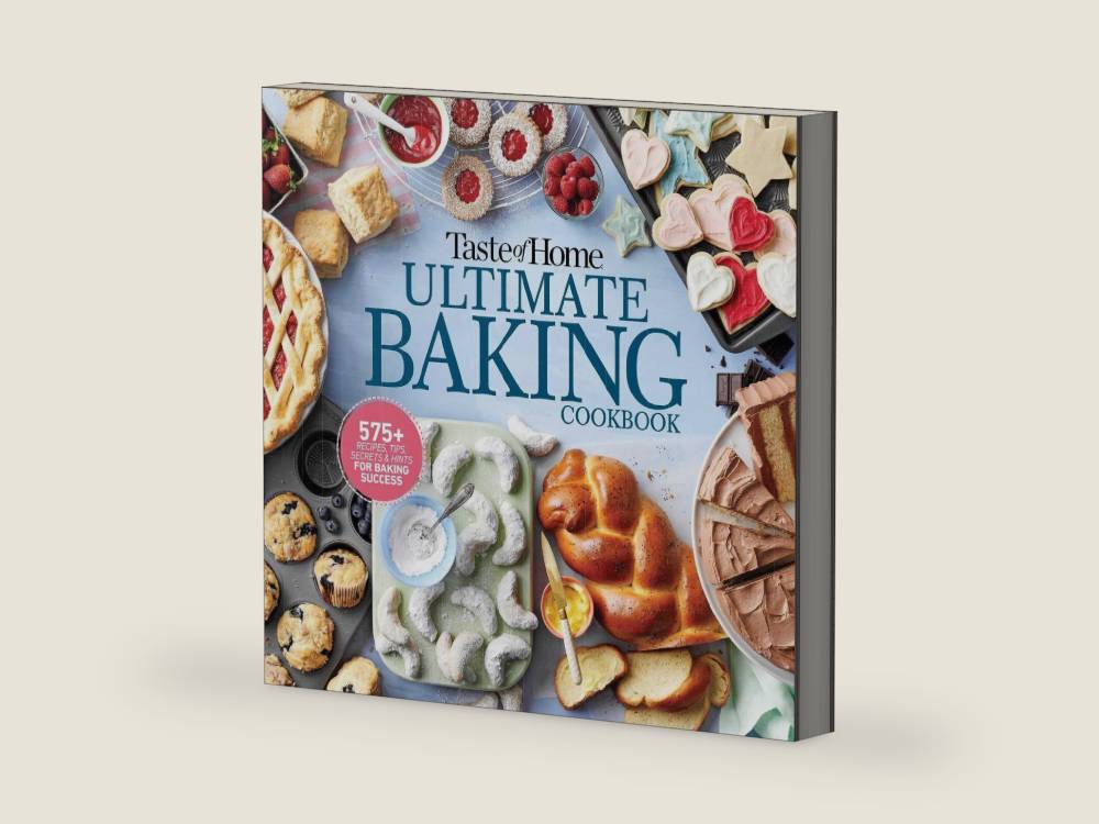 Taste of Home Ultimate Baking Cookbook: 575+ Recipes, Tips, Secrets and Hints for Baking Success (Taste of Home Baking) by Taste of Home | barcode:9781621457312 | source:'9781621457312-right-three-quarter.jpg