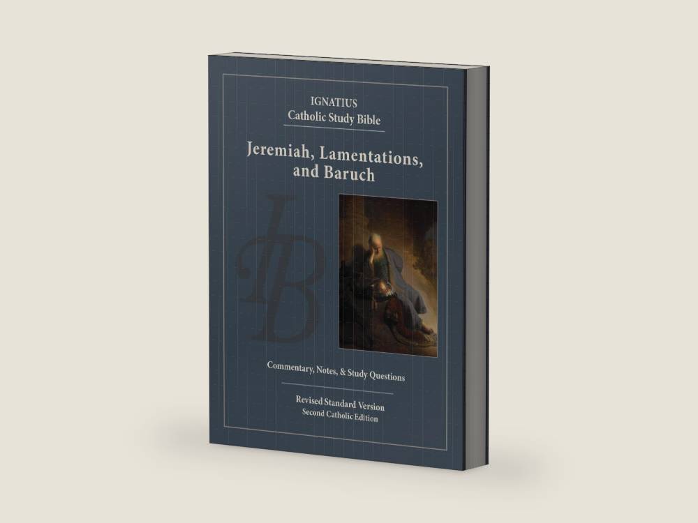 Jeremiah, Lamentations, and Baruch (Ignatius Catholic Study Bible) by Scott Hahn | barcode:9781621641087 | source:'9781621641087-right-three-quarter.jpg