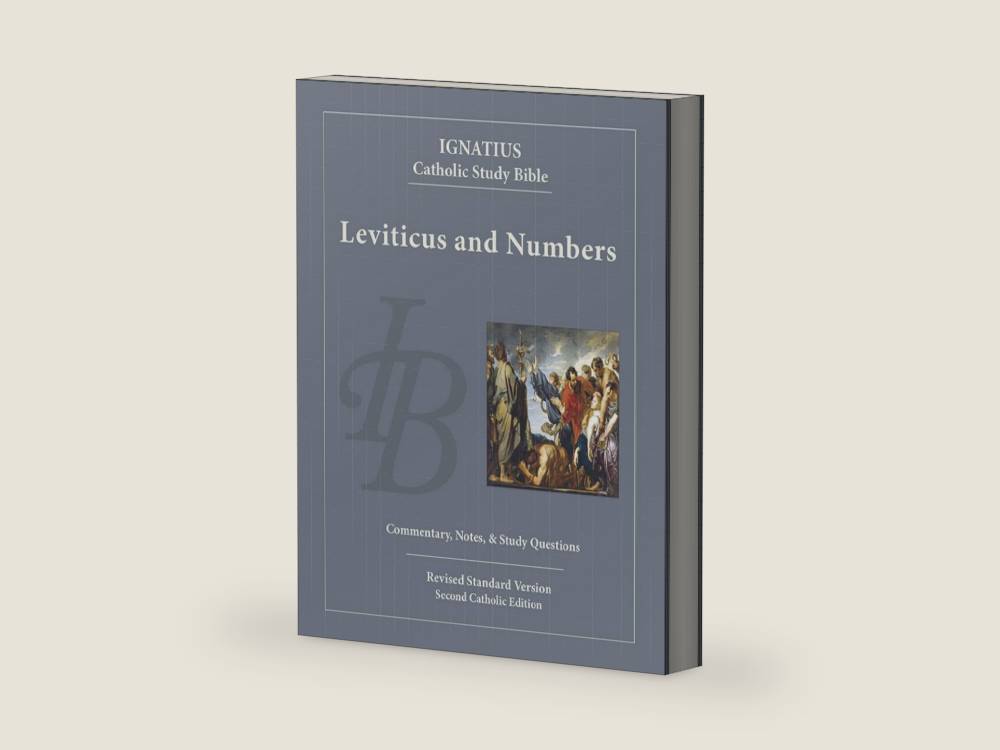 Leviticus and Numbers (Ignatius Catholic Study Bible) by Scott Hahn | barcode:9781621648734 | source:'9781621648734-right-three-quarter.jpg
