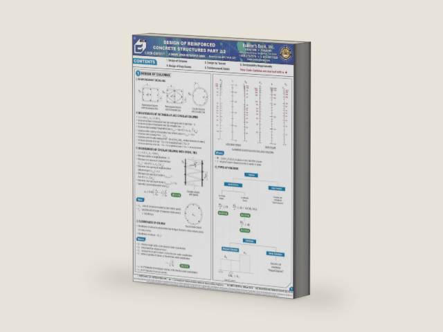 Design of Reinforced Concrete Structures Part 2/2 Based on ACI 318-19 (22) by Builders Book Inc | barcode:9781622703722 | source:'9781622703722-right-three-quarter.jpg