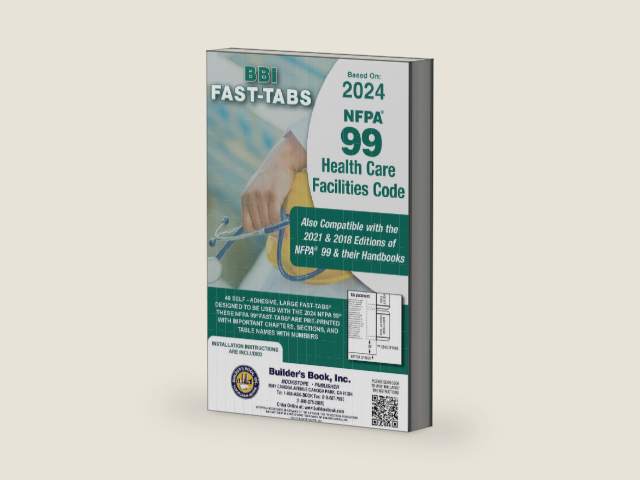 2024 Health Care Facilities Code NFPA 99 Fast-Tabs by Mary Jorgensen | barcode:9781622704101 | source:'9781622704101-right-three-quarter.jpg