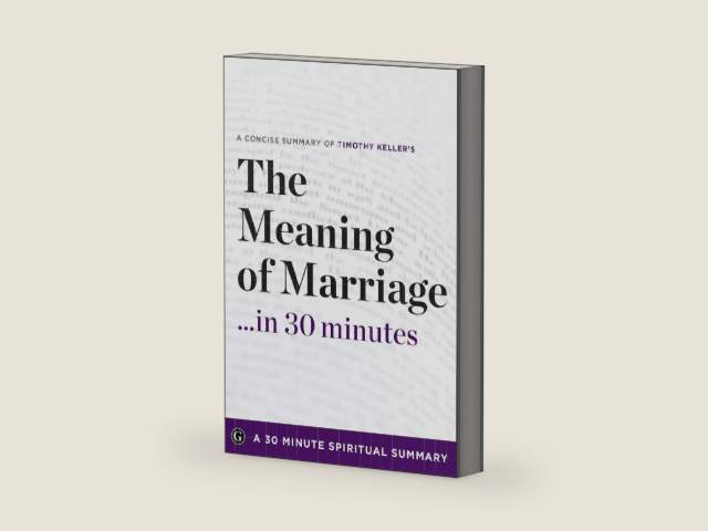The Meaning of Marriage . . . in 30 Minutes: A 30 Minute Spiritual Summary by Timothy Keller | barcode:9781623151423 | source:'9781623151423-right-three-quarter.jpg