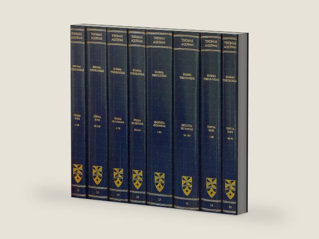 Summa Theologiae: Complete Set by Saint Thomas Aquinas | barcode:9781623400149 | source:'9781623400149-right-three-quarter.jpg