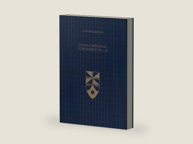 Summa Theologiae Supplementum 1-68 (Latin-English Opera Omnia) by Saint Thomas Aquinas | barcode:9781623400200 | source:'9781623400200-right-three-quarter.jpg