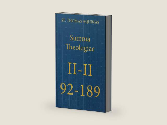 Summa Theologiae II-II, 92-189 (Latin-English Opera Omnia) by Thomas Aquinas | barcode:9781623401115 | source:'9781623401115-right-three-quarter.jpg