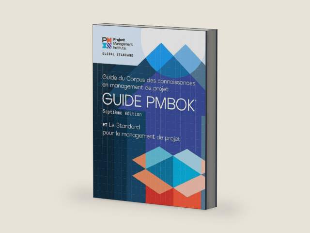 A Guide to the Project Management Body of Knowledge (PMBOK® Guide) – Seventh Edition and The Standard for Project Management (FRENCH) (French Edition) by Project Management Institute | barcode:9781628256833 | source:'9781628256833-right-three-quarter.jpg