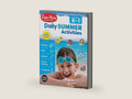 Evan-Moor Daily Summer Activities, Grade K-1 Workbook, Stickers, Prevent Learning Loss, Reading, Writing, Math, Phonics, Word Families, Spelling, Handwriting, Counting to 100, Addition, Subtraction by Evan-Moor Educational Publishers | barcode:9781629384832 | source:'9781629384832-right-three-quarter.jpg