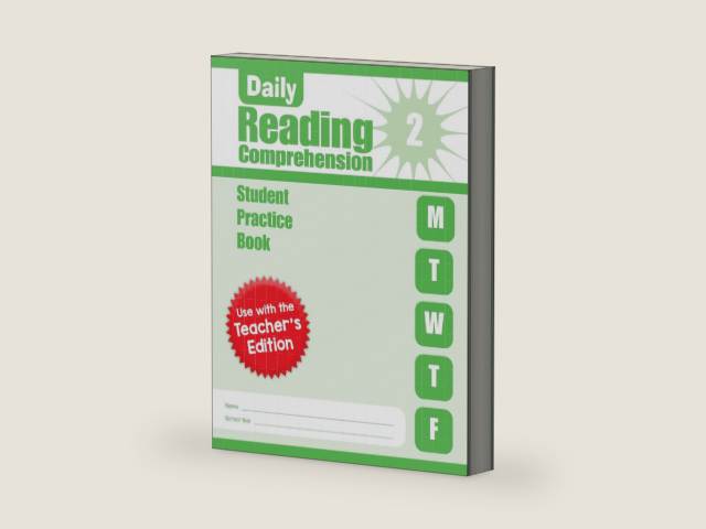 Evan-Moor Daily Reading Comprehension, Grade 2 Student Workbook by Evan-Moor Educational Publishers | barcode:9781629385112 | source:'9781629385112-right-three-quarter.jpg
