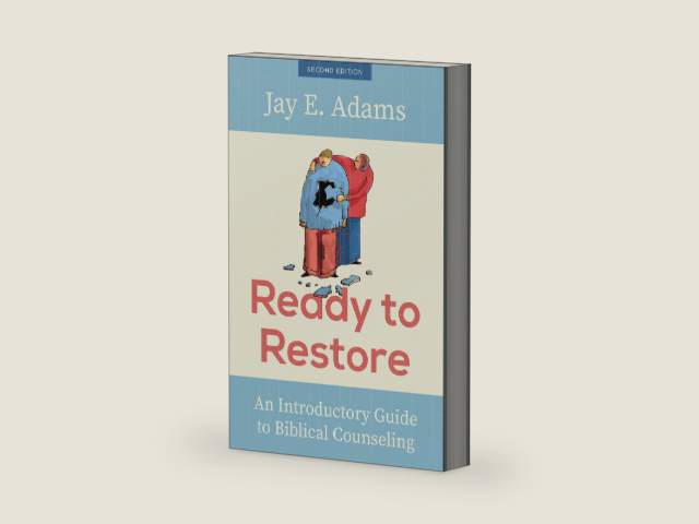 Ready to Restore: An Introductory Guide to Biblical Counseling by Jay E. Adams | barcode:9781629959368 | source:'9781629959368-right-three-quarter.jpg