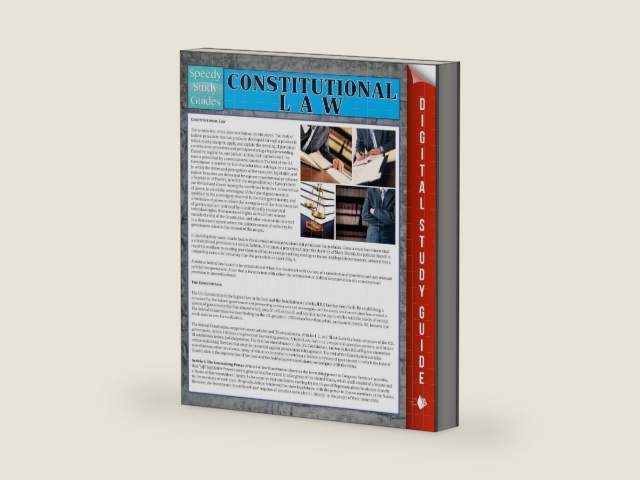 Constitutional Law (Student Companion Edition) by Speedy Publishing | barcode:9781634289214 | source:'9781634289214-right-three-quarter.jpg