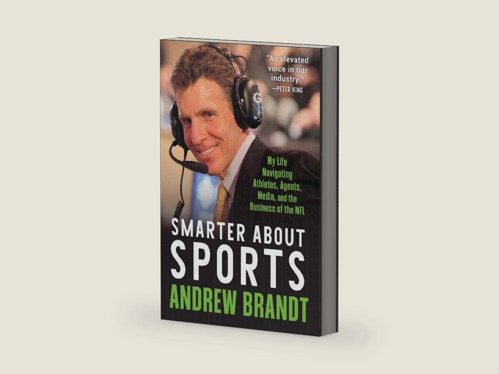 Smarter About Sports: My Life Navigating Athletes, Agents, Media, and the Business of the NFL by Andrew Brandt | barcode:9781637279823 | source:'9781637279823-right-three-quarter.jpg