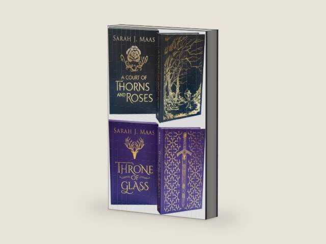 Throne of Glass Collector's Edition & A Court of Thorns and Roses Collector's Edition. Sarah J. Maas 2 Books Collection Set by Sarah J. Maas | barcode:9781637992777 | source:'9781637992777-right-three-quarter.jpg