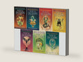 Percy Jackson and the Olympians Series, Set of 7 Books. Lightning Thief, Sea of Monsters, Titan's Curse, Battle of the Labyrinth, Last Olympian, The Chalice of the Gods, Wrath of the Triple Goddess by Rick Riordan | barcode:9781637996164 | source:'9781637996164-right-three-quarter.jpg