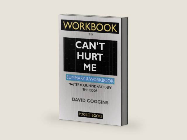 WORKBOOK For Can't Hurt Me: Master Your Mind and Defy the Odds by Pocket Books | barcode:9781638090014 | source:'9781638090014-right-three-quarter.jpg