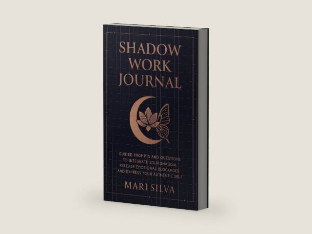 Shadow Work Journal: Guided Prompts and Questions to Integrate Your Shadow, Release Emotional Blockages, and Express Your Authentic Self by Mari Silva | barcode:9781638185260 | source:'9781638185260-right-three-quarter.jpg
