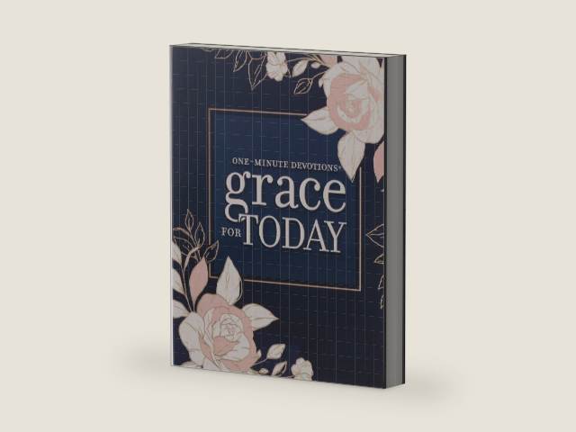 One-Minute Devotions Grace for Today by Carolyn Larsen | barcode:9781639520572 | source:'9781639520572-right-three-quarter.jpg