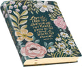 KJV Note-taking Bible, Large Print Special Edition, Journal Space, Reading Plan, Maps, Concordance, King James Version Holy Bible, Ally Dark Teal Floral, 10.8 pt. (KJV Note-taking Loveall Edition) by Christian Art Publishers | barcode:9781639527120 | source:'9781639527120.jpg