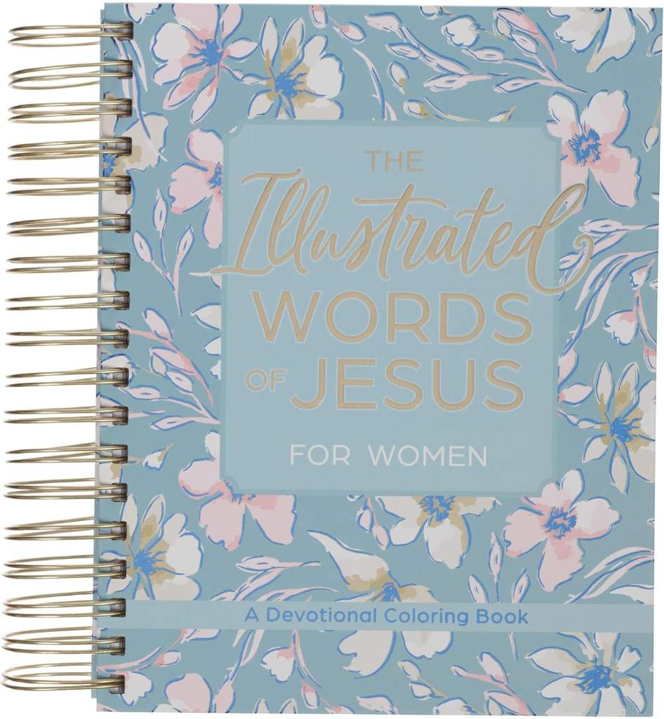 The Illustrated Words of Jesus for Women | A Devotional Coloring Book by Carolyn Larsen | barcode:9781639527670 | source:'9781639527670.jpg