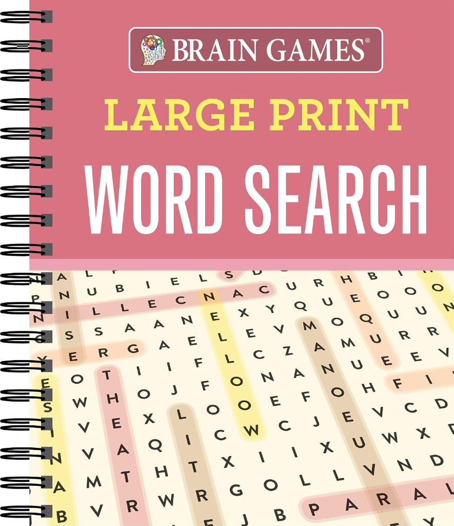 Brain Games - Large Print Word Search by Publications International Ltd. | barcode:9781640300965 | source:'9781640300965.jpg