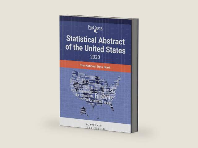 ProQuest Statistical Abstract of the United States 2020: The National Data Book by ProQuest | barcode:9781641433921 | source:'9781641433921-right-three-quarter.jpg