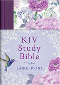 KJV Study Bible - Large Print [Hummingbird Lilacs] (King James Bible) by Compiled by Barbour Staff | barcode:9781643527956 | source:'9781643527956.jpg