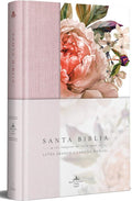 Biblia Reina Valera 1960 letra grande. Tapa Dura, Tela rosada con flores, tamaño manual / Bible RVR 1960. Handy Size, Large Print, Hardcover, Pink (Spanish Edition) by Reina Valera Revisada 1960 | barcode:9781644733875 | source:'9781644733875.jpg