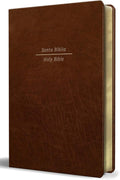Biblia Bilingüe Reina Valera 1960/ESV Tamaño grande piel marrón / Bilingual Bible RVR60/English Standard Large Size Large Print Leather (Spanish Edition) by Reina Valera Revisada 1960 | barcode:9781644734032 | source:'9781644734032.jpg