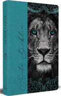 Biblia RVR 1960 letra grande, tamaño manual, tapa dura de tela León aguamarina / Spanish Bible RVR 1960 Handy Size Large Print Hardcover Cloth Lion Aquamarin (Spanish Edition) by Reina Valera Revisada 1960 | barcode:9781644737767 | source:'9781644737767.jpg