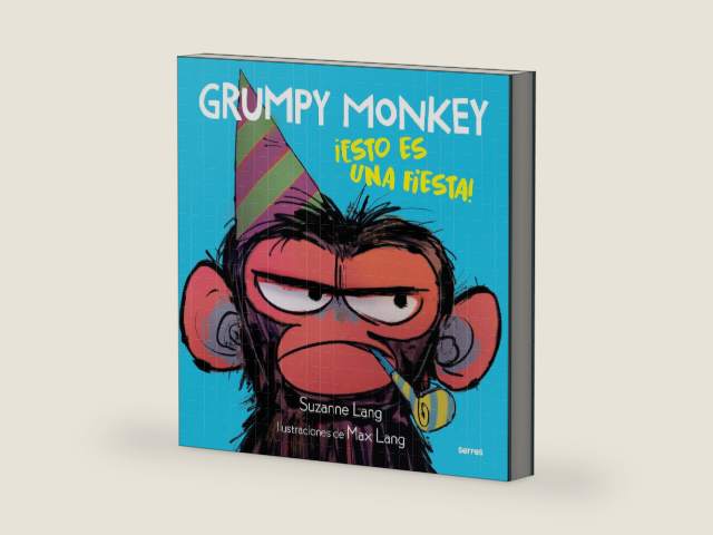 Grumpy Monkey: ¡Esto es una fiesta! / Grumpy Monkey Party Time! (Spanish Edition) by Suzanne Lang | barcode:9781644738672 | source:'9781644738672-right-three-quarter.jpg