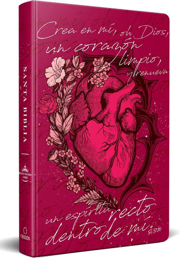 Biblia Reina Valera 1960 letra grande, tapa dura, tamaño manual corazón (rosada) / Spanish Bible RVR 1960. Handy Size, Large Print, Hardcover, Pink (Spanish Edition) by Reina Valera Revisada 1960 | barcode:9781644738900 | source:'9781644738900.jpg