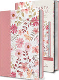 Biblia Reina Valera 1960 letra grande. Piel rosada con flores, tamaño manual / Spanish Bible RVR 1960 Large Print. Imitation Pink Leather With Flowers (Spanish Edition) by Reina Valera Revisada 1960 | barcode:9781644739679 | source:'9781644739679.jpg