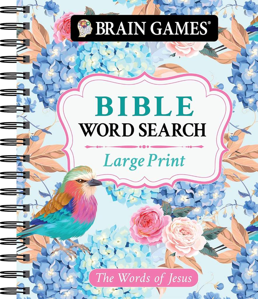 Brain Games - Large Print Bible Word Search: The Words of Jesus (Brain Games - Bible) by Publications International Ltd. | barcode:9781645587750 | source:'9781645587750.jpg