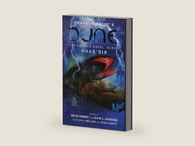 DUNE: The Graphic Novel, Book 2: Muad’Dib by Frank Herbert | barcode:9781647006792 | source:'9781647006792-right-three-quarter.jpg