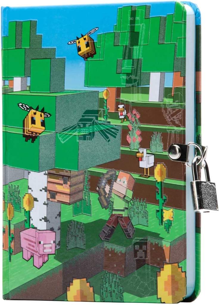 Minecraft: Mobs Glow-in-the-Dark Lock & Key Diary (Gaming) by Insights | barcode:9781647228224 | source:'9781647228224.jpg