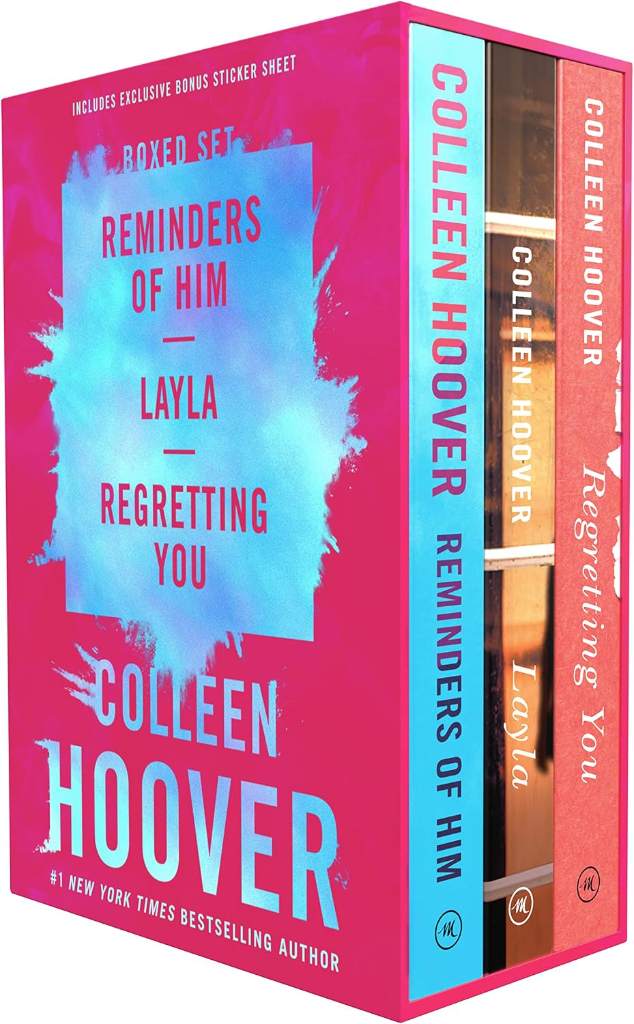 Colleen Hoover 3-Book Boxed Set: Reminders of Him, Layla, Regretting You by Colleen Hoover | barcode:9781662514173 | source:'9781662514173.jpg