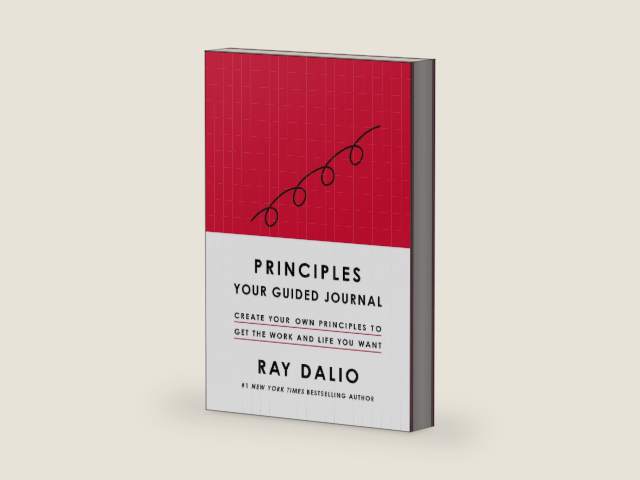 Principles: Your Guided Journal (Create Your Own Principles to Get the Work and Life You Want) by Ray Dalio | barcode:9781668010198 | source:'9781668010198-right-three-quarter.jpg