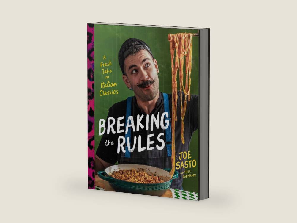 Breaking the Rules: A Fresh Take on Italian Classics (A Cookbook) by Joe Sasto | barcode:9781668052570 | source:'9781668052570-right-three-quarter.jpg