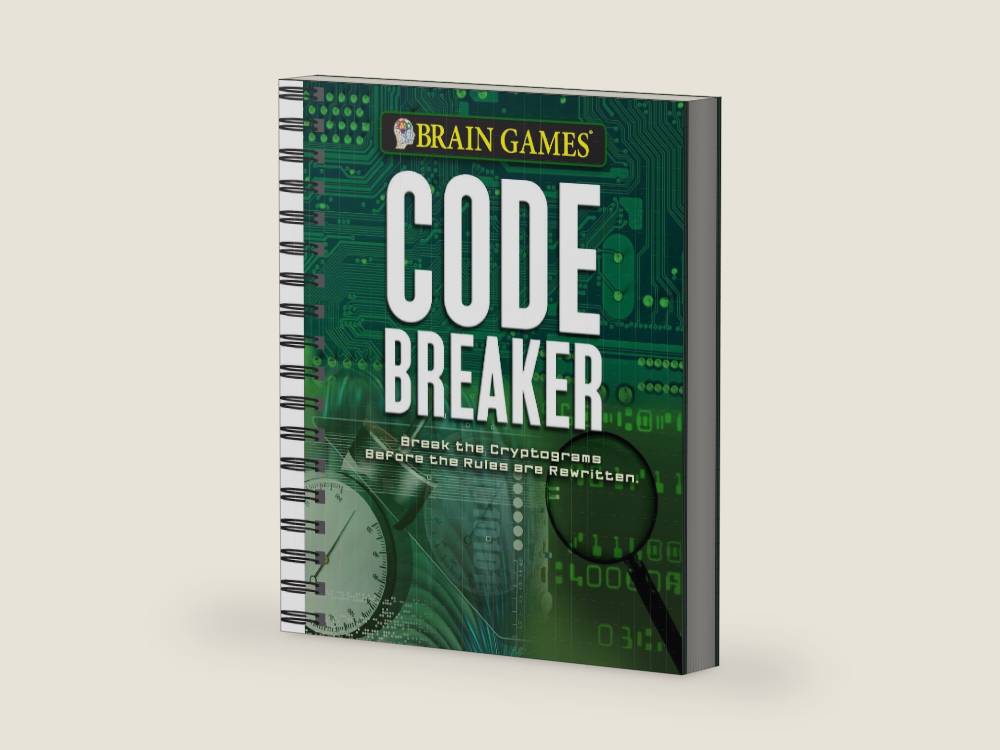 Brain Games - Code Breaker by Publications International Ltd. | barcode:9781680227611 | source:'9781680227611-right-three-quarter.jpg
