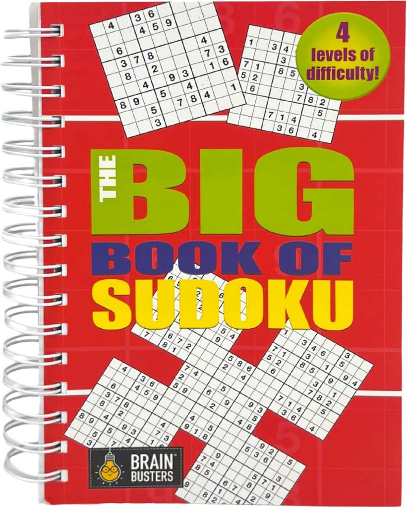 Big Book of Sudoku: Over 500 Puzzles & Solutions, Easy to Hard Puzzles for Adults (Brain Busters) by Parragon Books | barcode:9781680524758 | source:'9781680524758.jpg