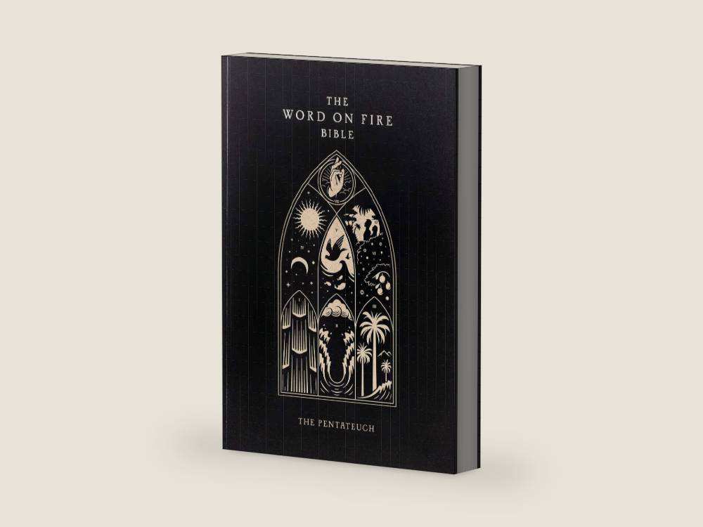 The Word on Fire Bible (Volume III): The Pentateuch (Paperback) (Word on Fire Bible Series) by Robert Barron | barcode:9781685780289 | source:'9781685780289-right-three-quarter.jpg