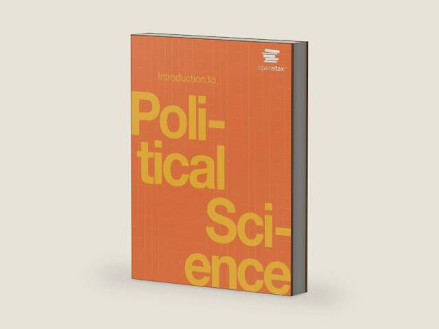 Introduction to Political Science by OpenStax (Official paperback B&W print version) by OpenStax | barcode:9781711470696 | source:'9781711470696-right-three-quarter.jpg