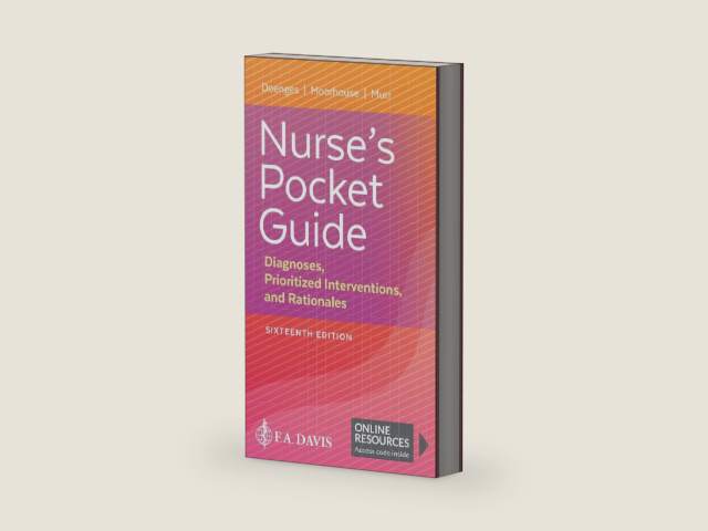 Nurse's Pocket Guide: Diagnoses, Prioritized Interventions, and Rationales by Marilynn E. Doenges | barcode:9781719643078 | source:'9781719643078-right-three-quarter.jpg