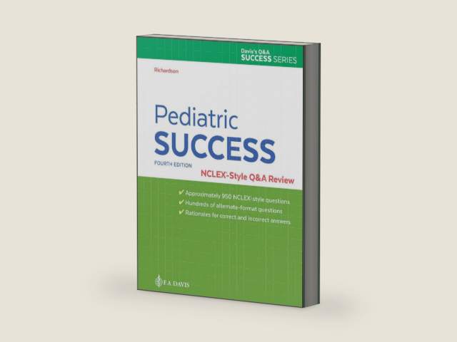 Pediatric Success: NCLEX®-Style Q&A Review by Beth Richardson | barcode:9781719644495 | source:'9781719644495-right-three-quarter.jpg