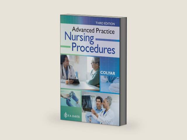 Advanced Practice Nursing Procedures by Margaret R. Colyar | barcode:9781719649650 | source:'9781719649650-right-three-quarter.jpg