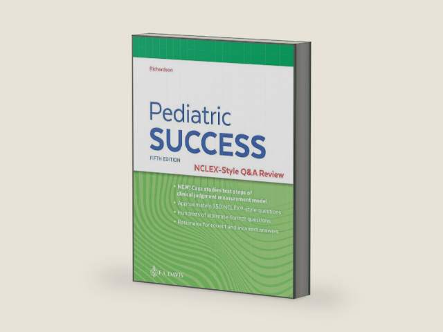 Pediatric Success: NCLEX®-Style Q&A Review by Beth Richardson | barcode:9781719651974 | source:'9781719651974-right-three-quarter.jpg
