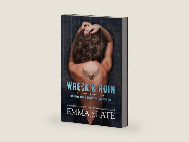 Wreck & Ruin (Tarnished Angels Motorcycle Club® Book 1) by Emma Slate | barcode:9781736376263 | source:'9781736376263-right-three-quarter.jpg